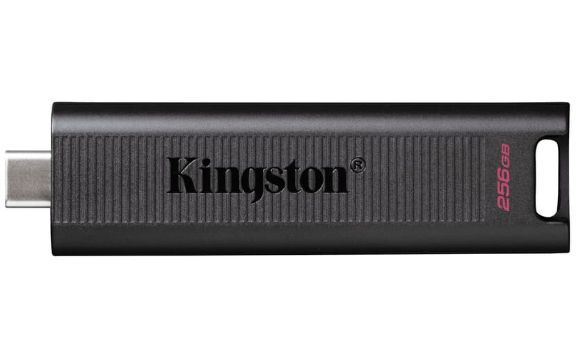 Kingston Technology DataTraveler Max USB-muisti 256 GB USB Type-C 3.2 Gen 2 (3.1 Gen 2) Musta 256GB USB Type-C Musta