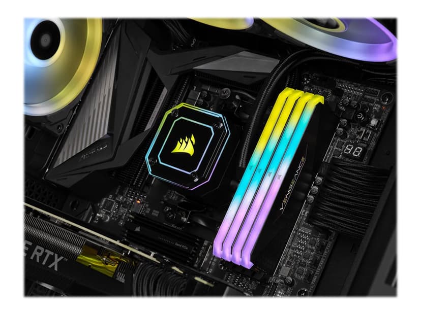 Corsair Vengeance RGB CMN64GX4M2Z3600C18 hukommelsesmodul 64 GB 2 x 32 GB DDR4 3600 MHz 64GB 3600MHz DDR4 288-pin DIMM