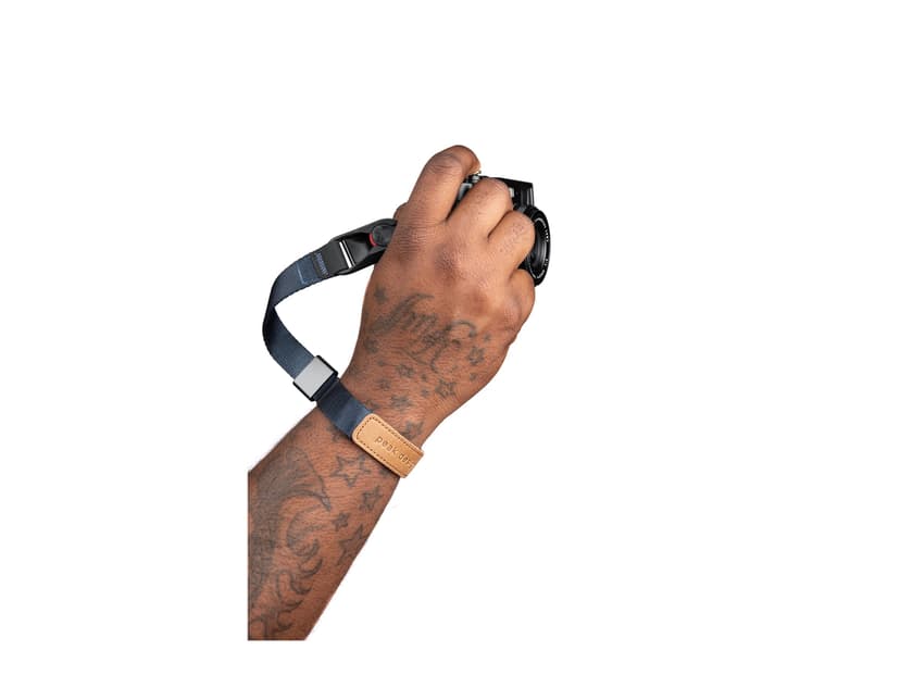 Peak Design Cuff remmar Digitalkamera Läder, Nylon Blå