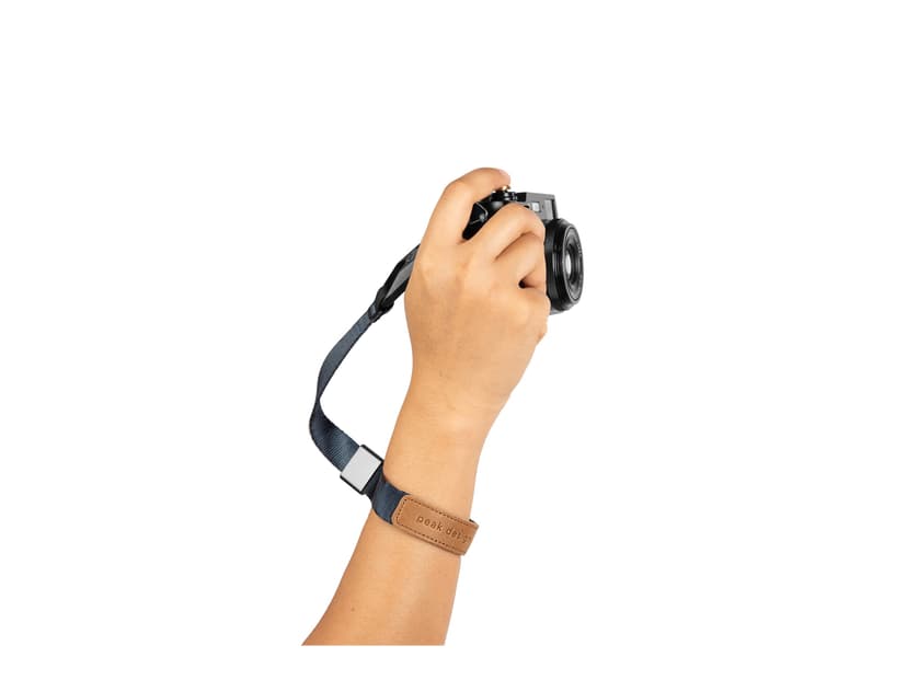 Peak Design Cuff stropp Digitalt kamera Lær, Nylon Blå