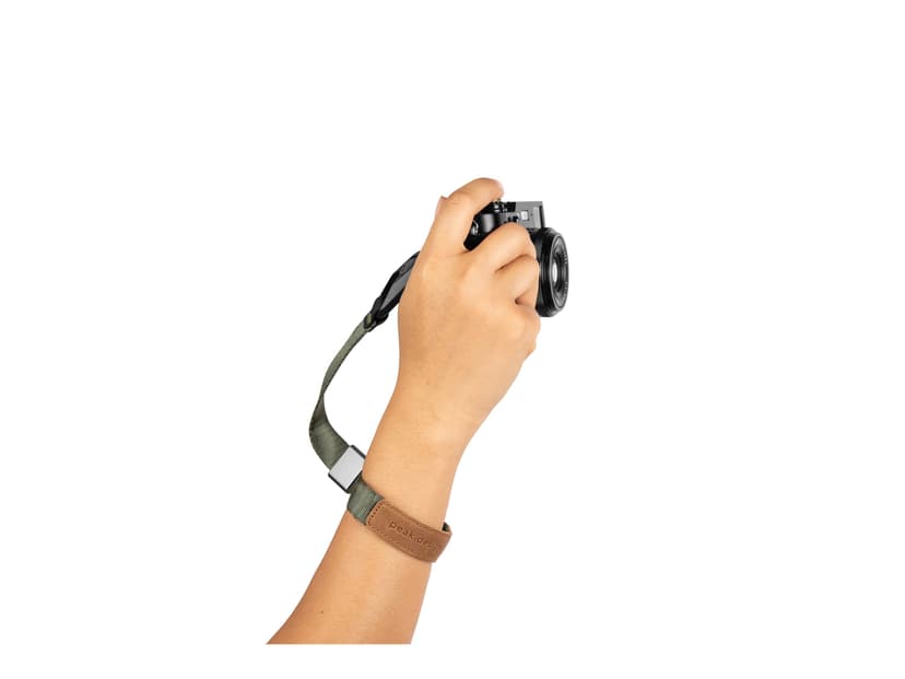 Peak Design Cuff hihna Digitaalikamera Nahka, Nailon Beige, Vihreä