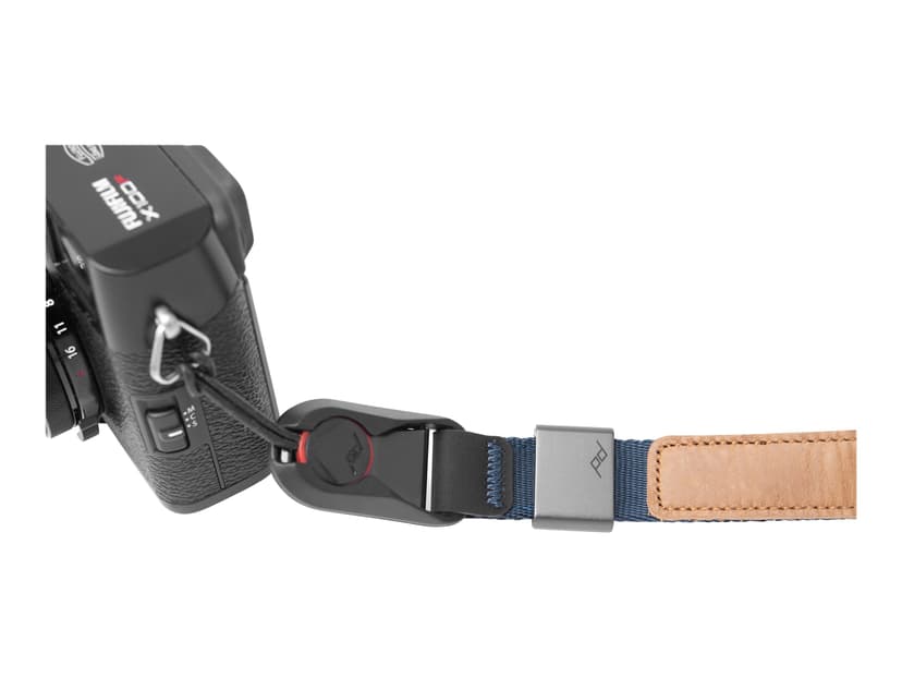 Peak Design Cuff remmar Digitalkamera Läder, Nylon Blå