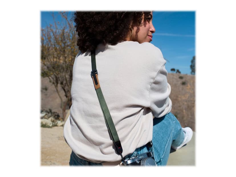 Peak Design Leash - Sage stropp Digitalt kamera Lær, Nylon Grønn