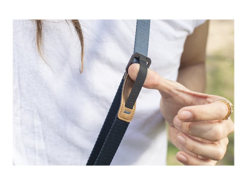 Peak Design Leash stropp Digitalt kamera Lær, Nylon Blå