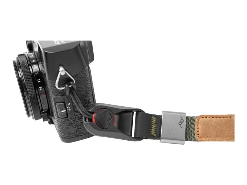 Peak Design Cuff remmar Digitalkamera Läder, Nylon Beige, Grön