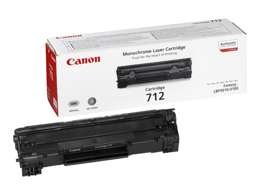 Canon Värikasetti Musta 1.5k Type 712 - 3100