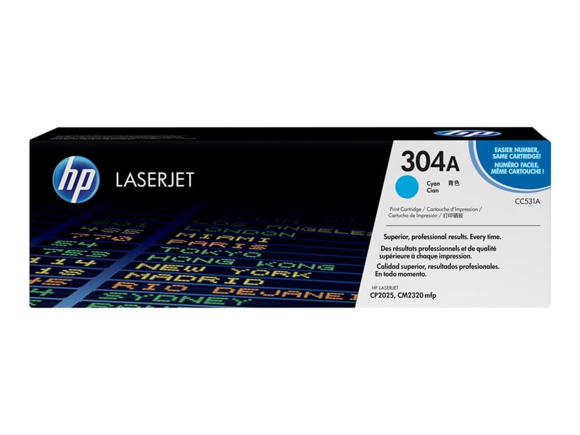 HP Toner Cyan 304A 2.8K - CC531A