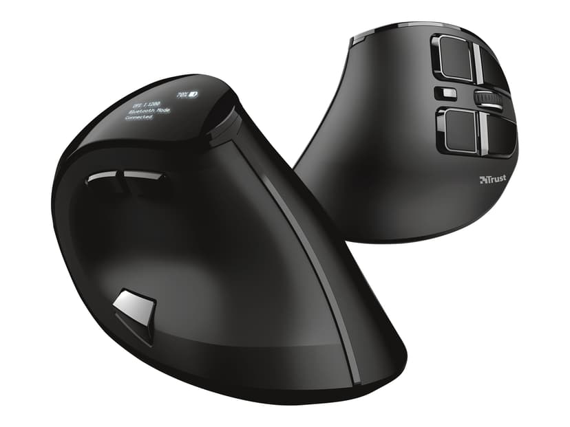 Trust Voxx ergonomisk mus Trådlös RF + Bluetooth