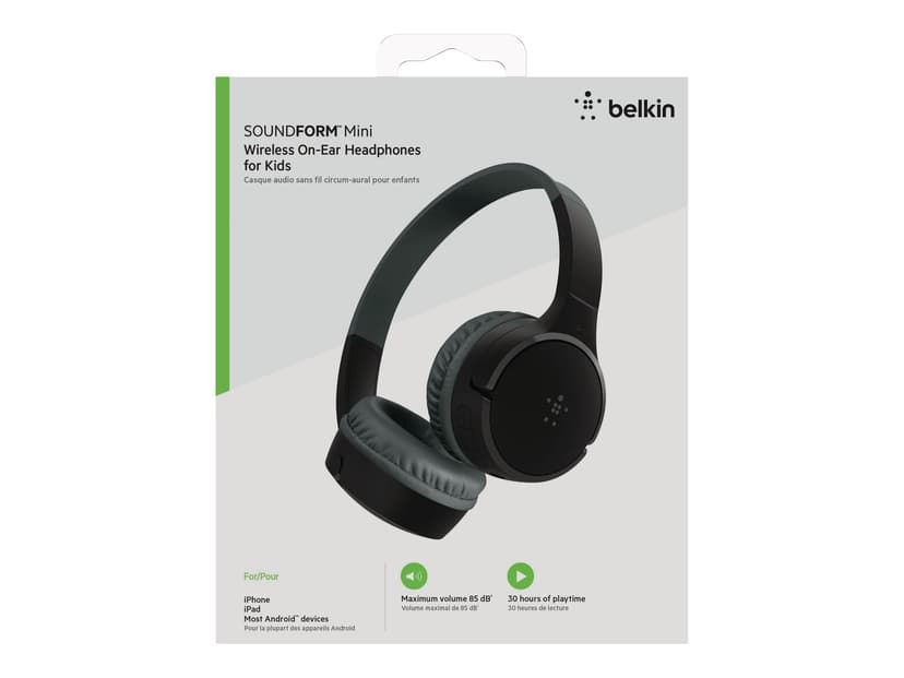Belkin SOUNDFORM Mini Headset Bedraad en draadloos Hoofdband Muziek Micro-USB Bluetooth Zwart Micro-USB Zwart