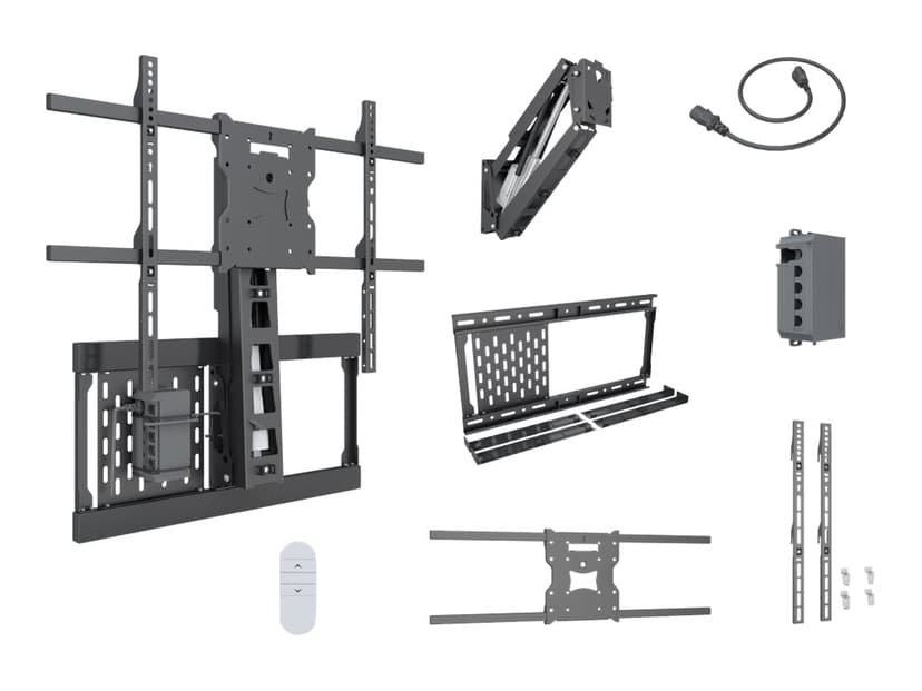Multibrackets Motorized Pull Down Full Motion Flexarm 42"-80"
