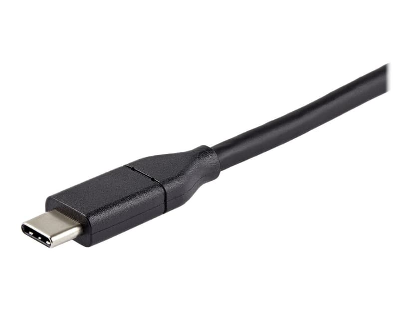 Startech USB-C kabel 8K 60Hz/4K 1m USB C DisplayPort Svart