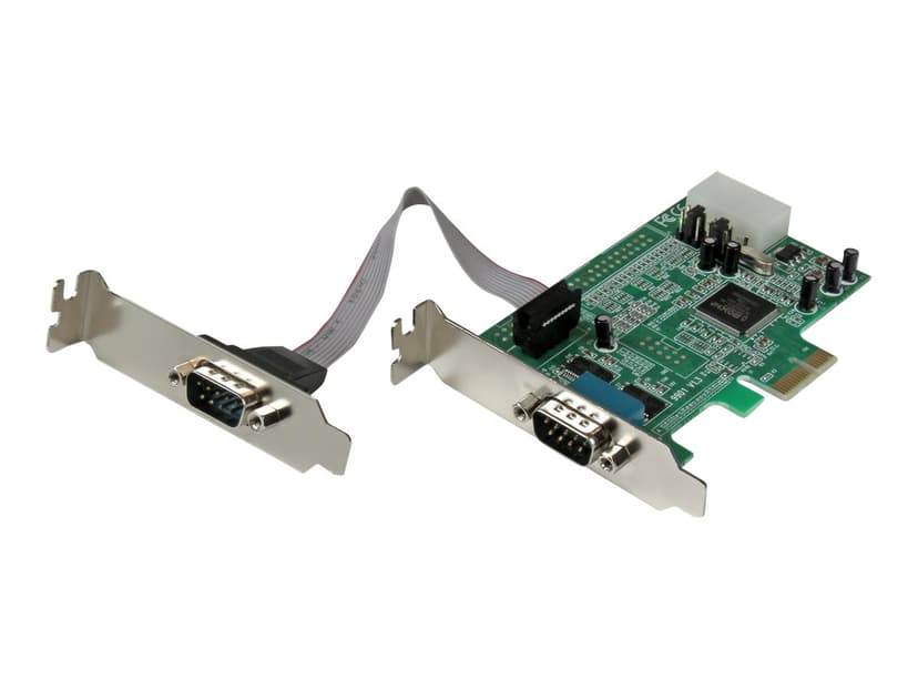 Startech 2 Port Low Profile Pci Express | Serial Card W/ 165