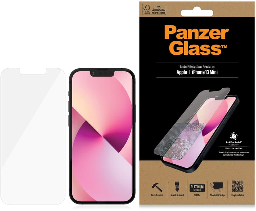 Panzerglass skärmskydd Standard Fit iPhone 13 Mini