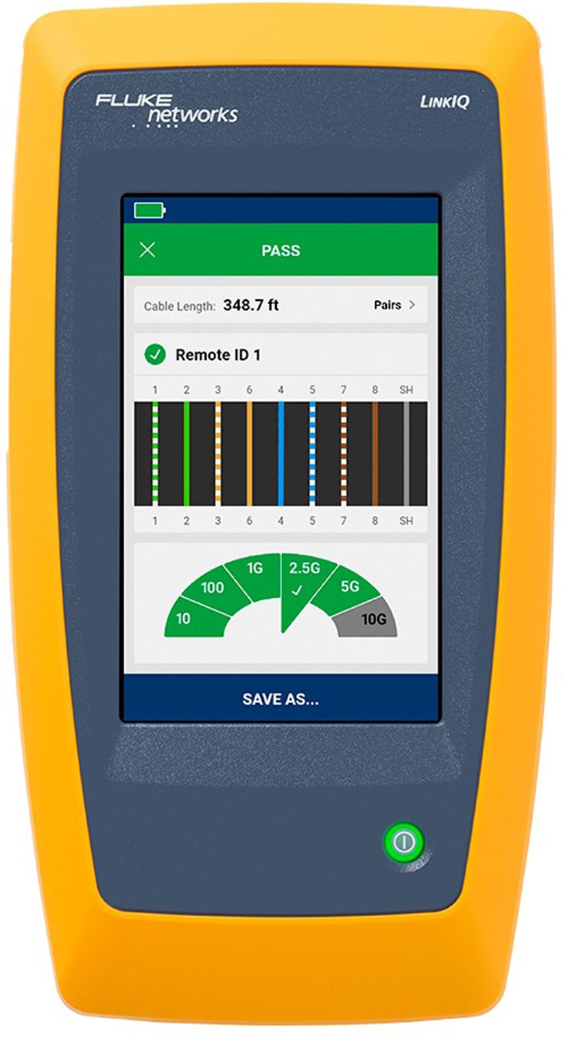 Fluke Networks Fluke LIQ-KIT nätverkskabeltestare Testverktyg för PoE Grå, Gul