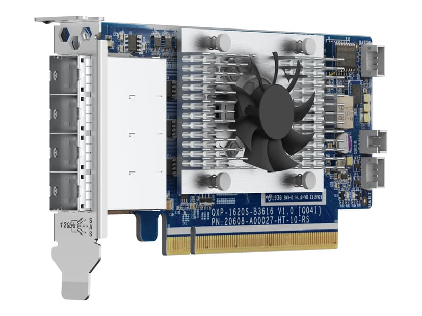 QNAP QXP-1620S-B3616W nätverkskort/adapters Intern Mini-SAS