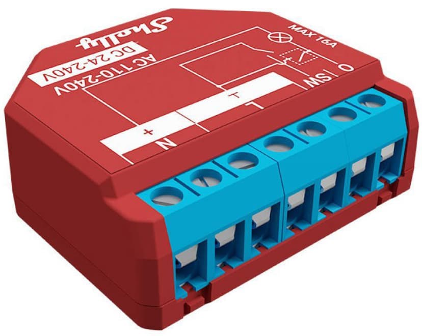 Shelly 1PM Plus Energy Metering WiFi Relay 16A 5-Pack