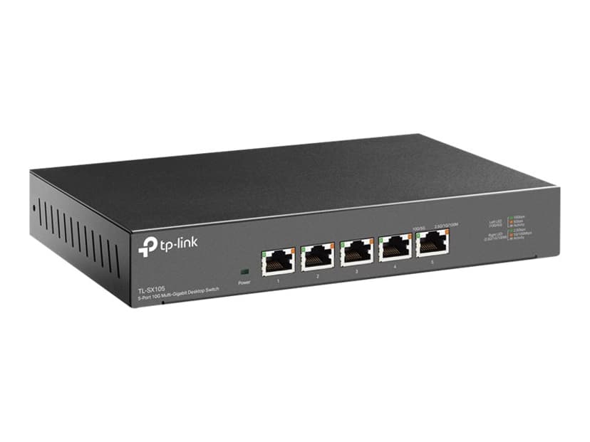 TP-Link TL-SX105 verkkokytkin Hallitsematon 10G Ethernet (100/1000/10000) Musta