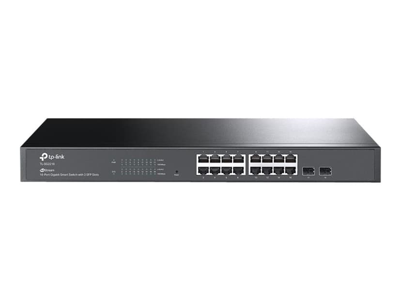 TP-Link JetStream TL-SG2218 nätverksswitchar hanterad L2/L2+ Gigabit Ethernet (10/100/1000) 1U Svart