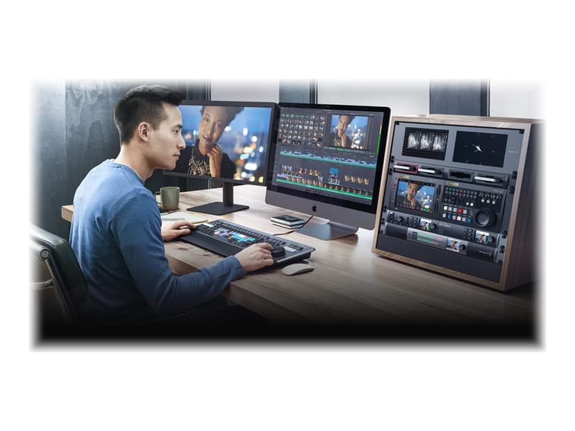 Blackmagic Design DaVinci Resolve Editor tastatur Service QWERTY Sort, Grå
