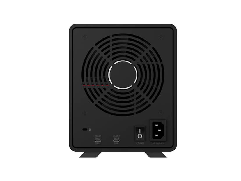 Raidsonic ICY BOX IB-3805-C31 HDD-kabinett Sort 3.5"