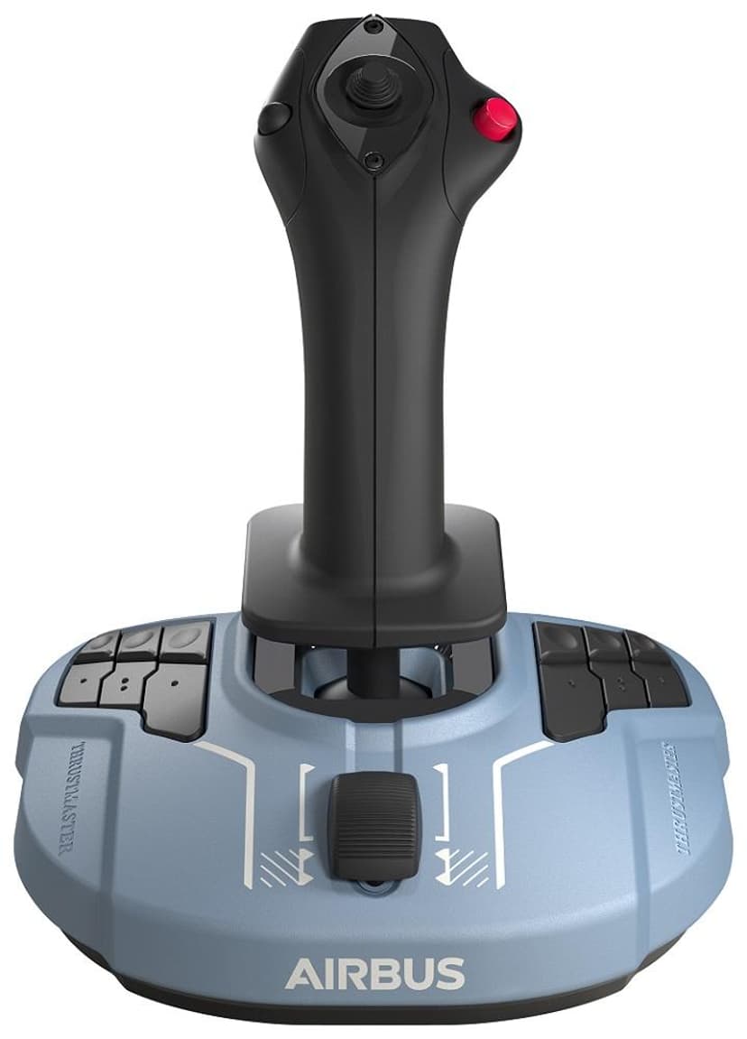 Thrustmaster TCA Sidestick Airbus edition Svart, Blå USB Flystikke Analog/digital PC Blå, Svart