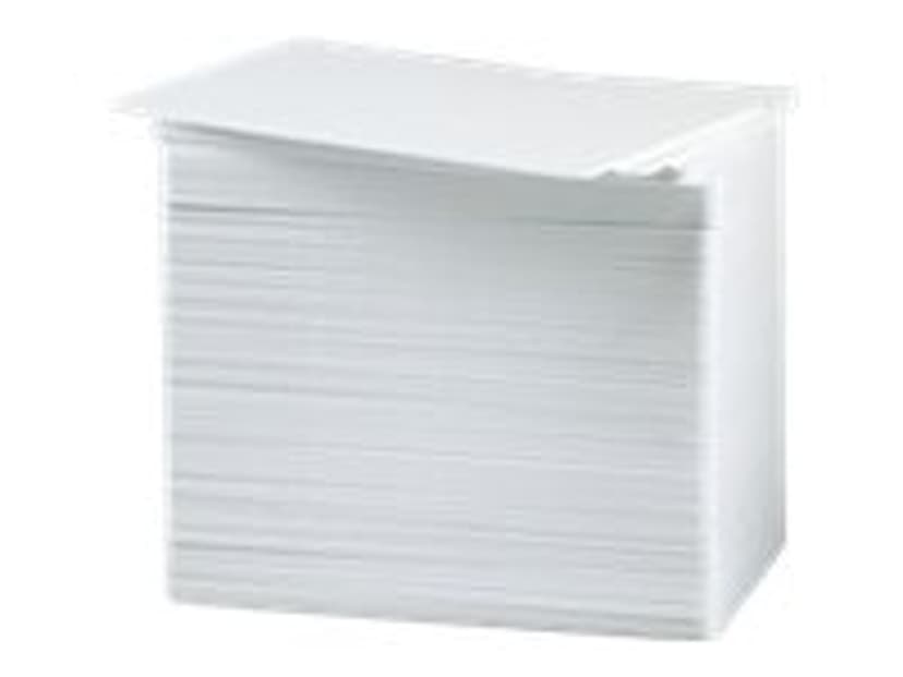 Zebra PVC-Kort Vitt (30 mil) 0,76mm - 500st