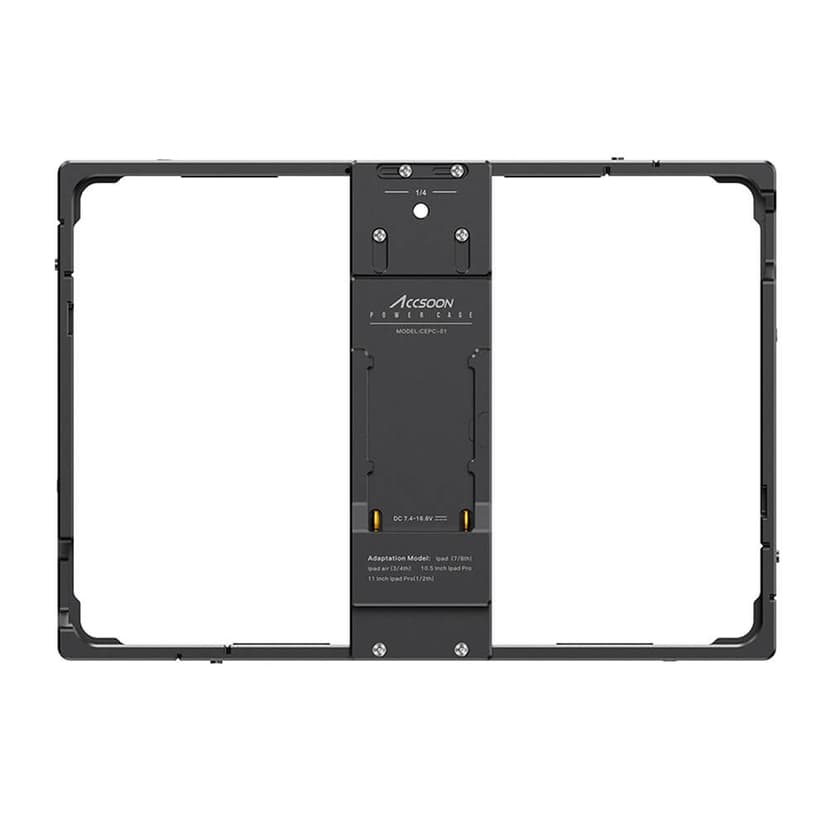 Accsoon Power Cage för iPad med NP-F batteriplatta