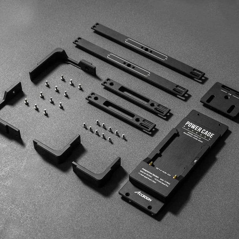 Accsoon Power Cage för iPad med NP-F batteriplatta
