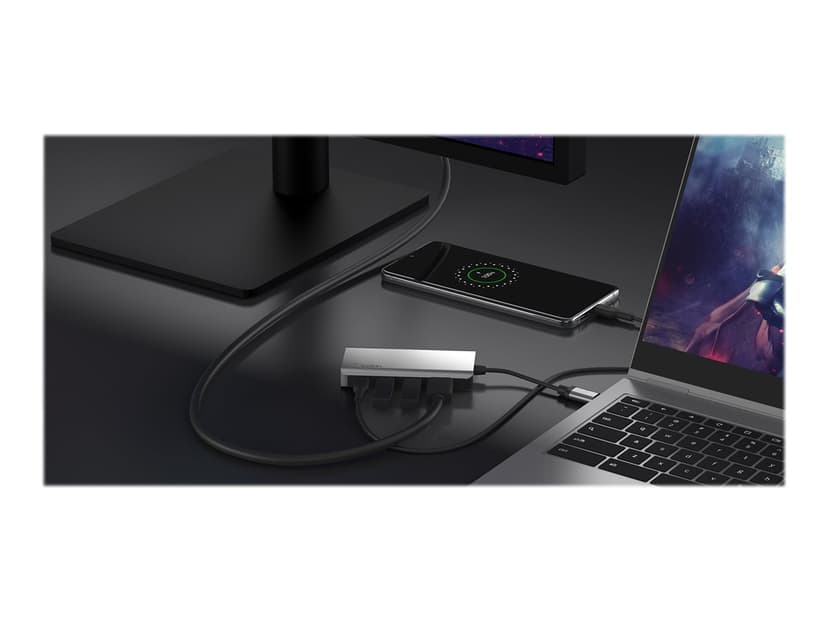 Belkin Connect 4-in-1 Multiport Adapter Usb-c Dockingstation USB 3.2 Gen 1 (3.1 Gen 1) Type-C