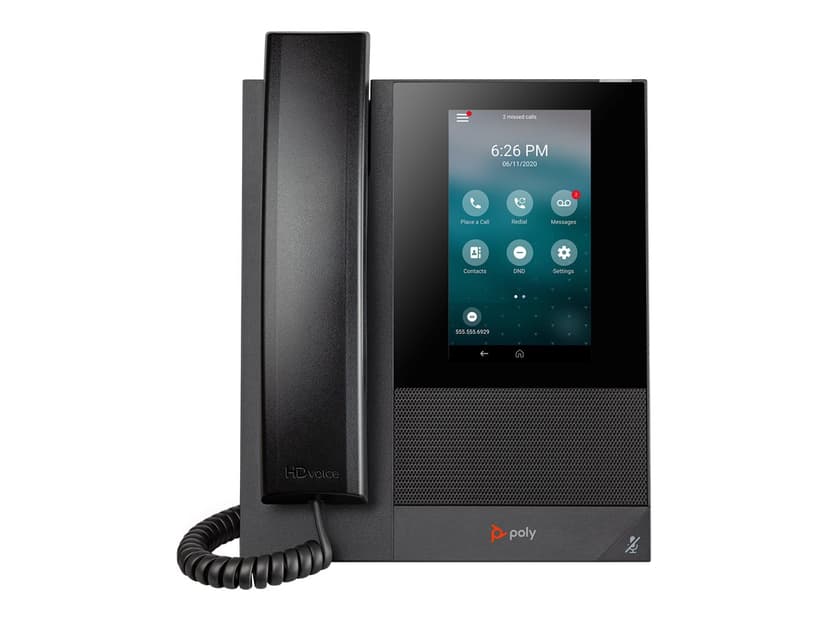 Poly CCX 400 IP-puhelin musta IPS