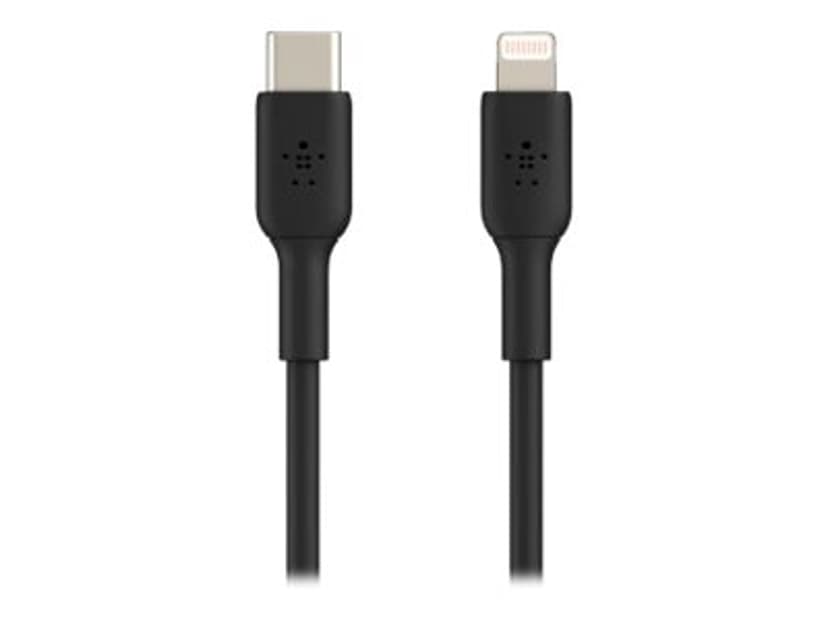 Belkin Lightning Till USB-C Kabel 1m Svart