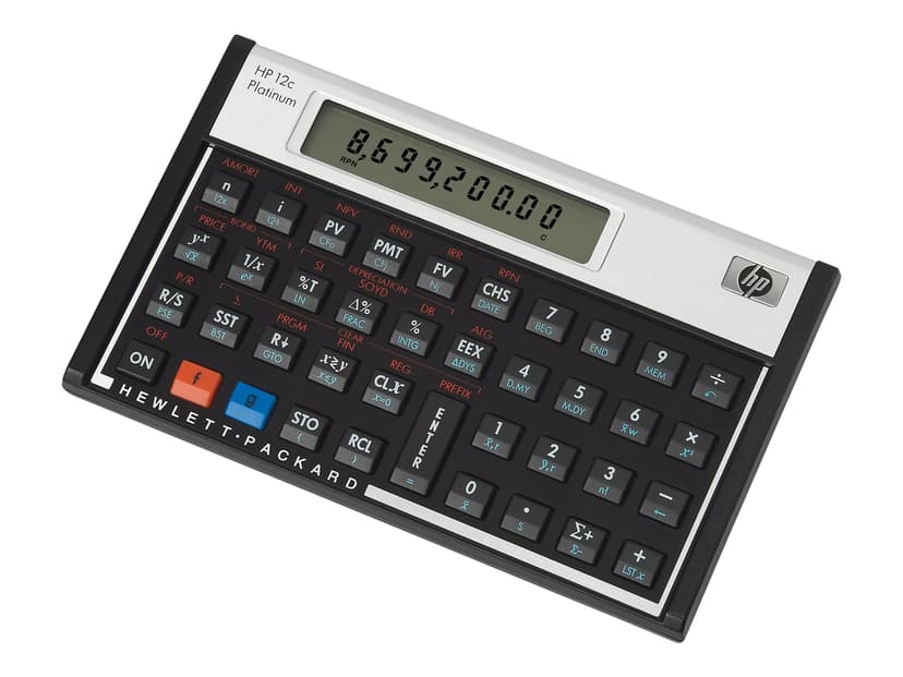 HP 12c Platinum Programmerbar Finansräknare