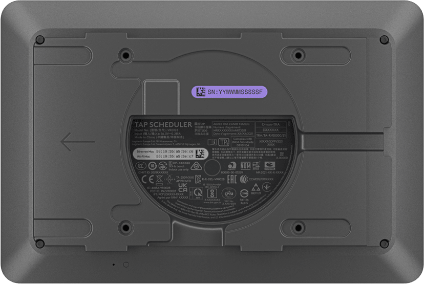 Logitech Tap Scheduler Grafiet