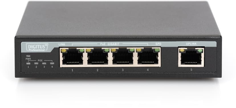Digitus 5-Port Gigabit PoE Switch 62W