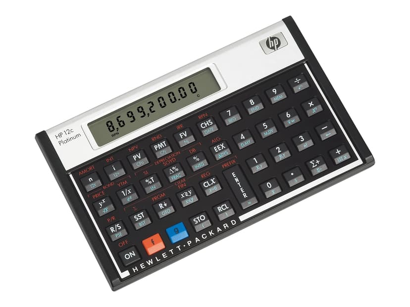 HP 12c Platinum Programmerbar Finansräknare
