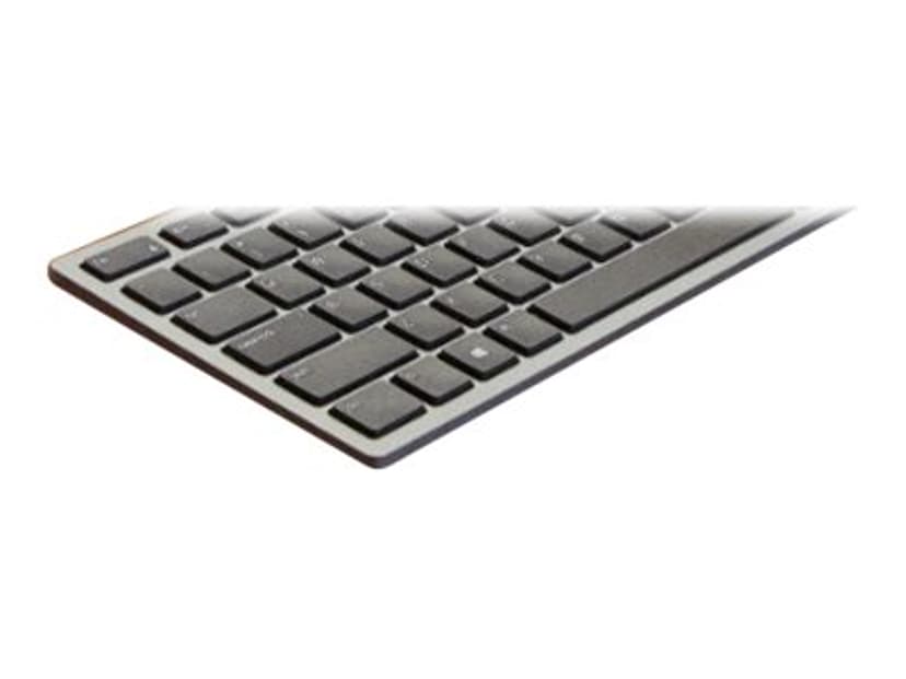 Dell KM7321W tastatur Mus inkludert Kontor RF trådløs + Bluetooth QWERTY Nordisk Grå, Titan Trådløs Nordisk