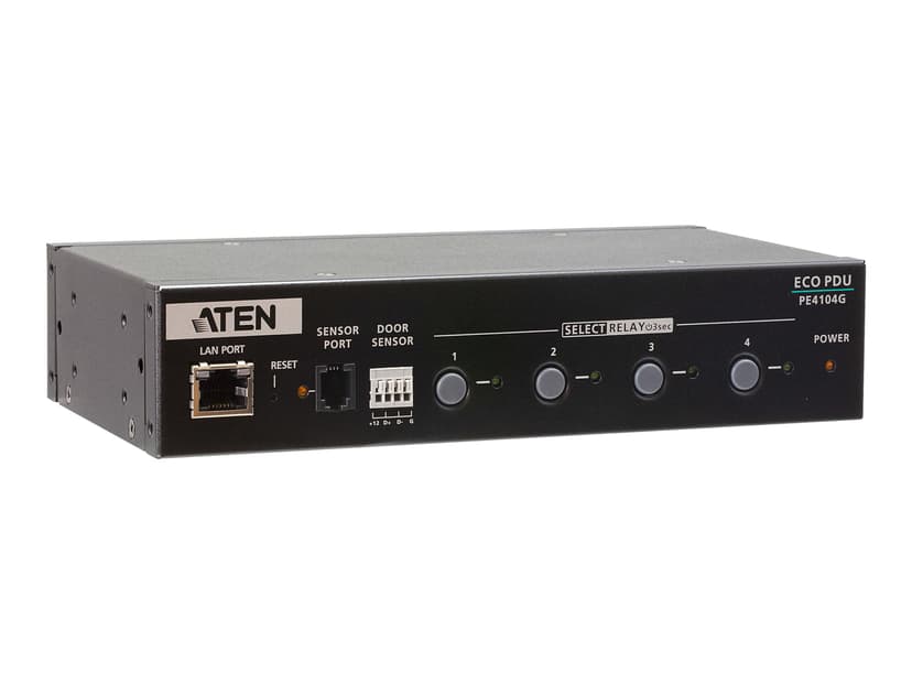 Aten 4-Outlet 1U half-rack PDU switched by outlet 10A, 4xC13