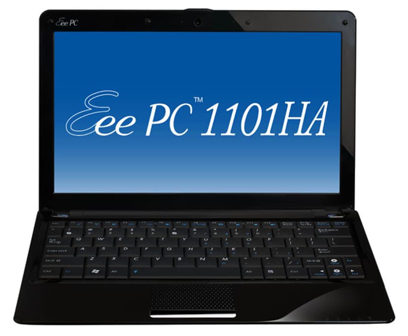 ASUS Eee PC 1101Ha 1.33 2GB/250 11.6#W7HP Svart #Demo