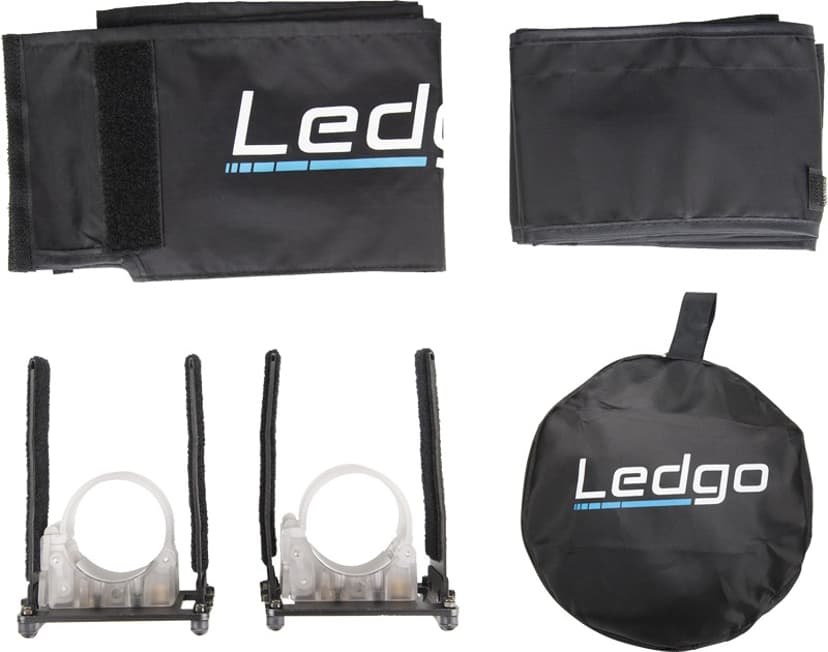 Ledgo Barndoor With Eggcrate Grid For Altatube 120