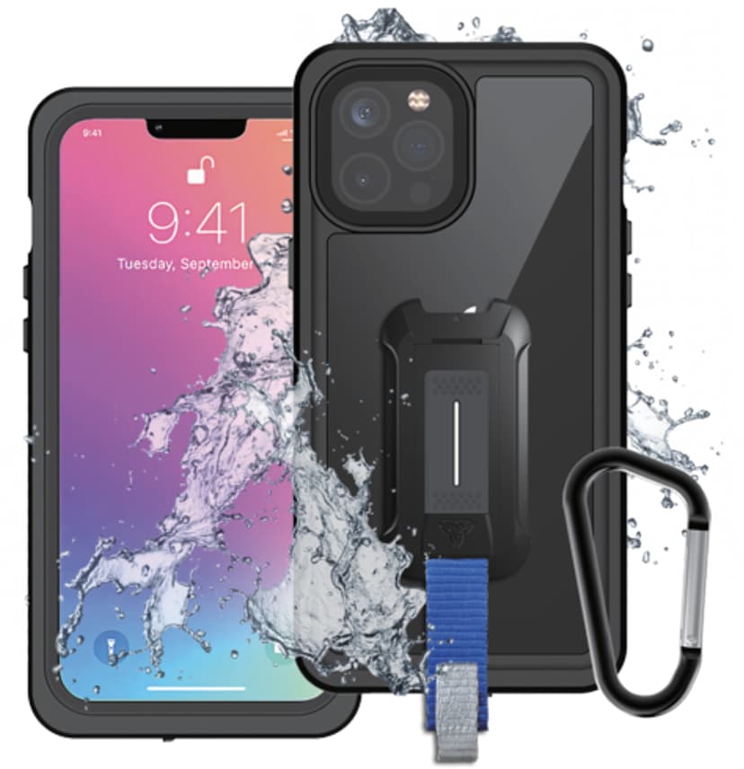Armor-X Waterproof Case iPhone 13 Musta