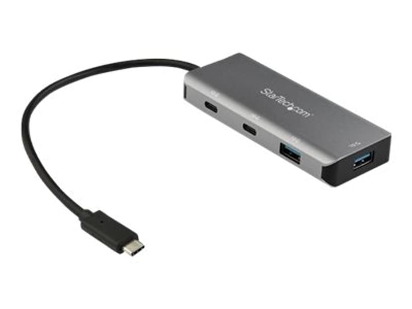 Startech 4 Port USB C Hub USB 3.2 Gen 2 (3.1 Gen 2) Type-C USB 3.2 Gen 2 (3.1 Gen 2) Type-A, USB 3.2 Gen 2 (3.1 Gen 2) Type-C