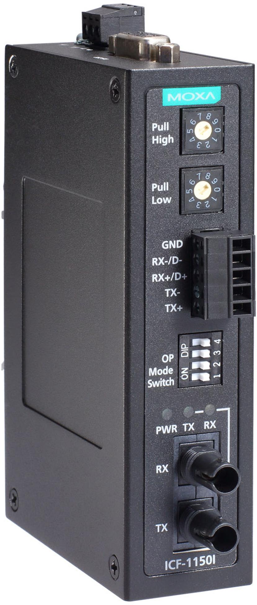 Moxa ICF-1150-S-SC-T Serial to Fiber Converter SC SM