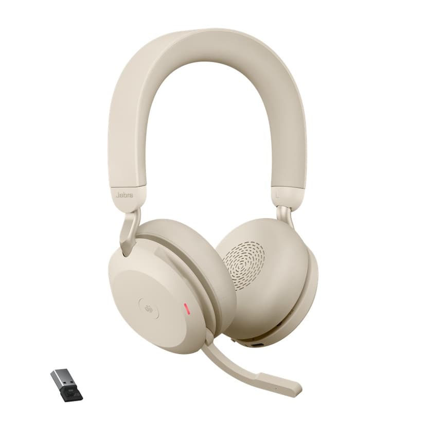 Jabra Evolve2 75 Stereo USB-A Microsoft Teams Beige