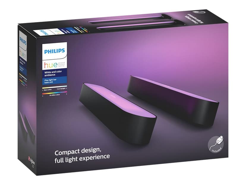 Philips Hue White och Color Ambiance Play light bar 2-pack