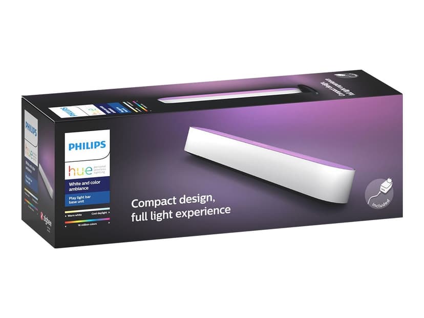 Philips Hue White och Color Ambiance Play ljusskena enpack