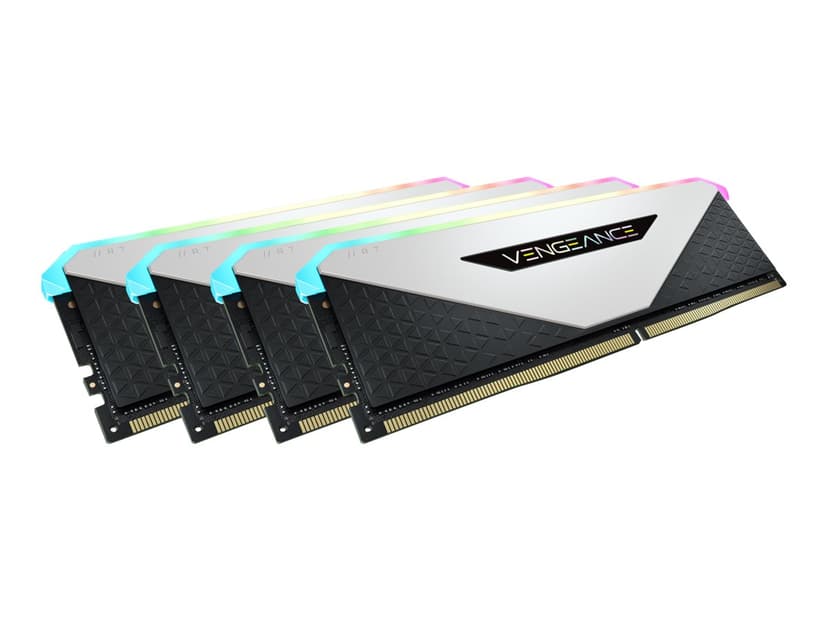 Corsair Vengeance RGB CMN64GX4M4Z3200C16W RAM-minnen 64 GB 4 x 16 GB DDR4 3200 MHz 64GB 3200MHz DDR4 288-pin DIMM