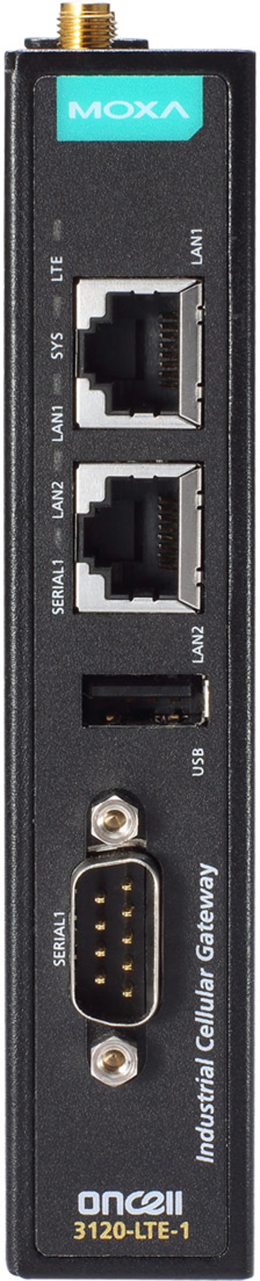 Moxa OnCell 3120-LTE-1 Industrial LTE Gateway