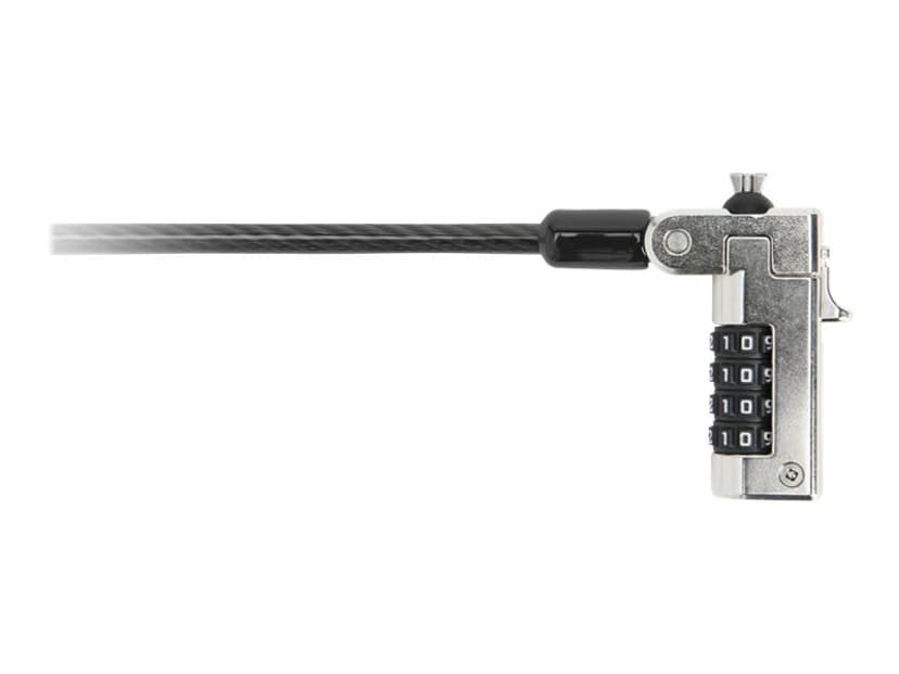 Kensington Slim N17 Combination Laptop Lock for Wedge-Shaped Slots