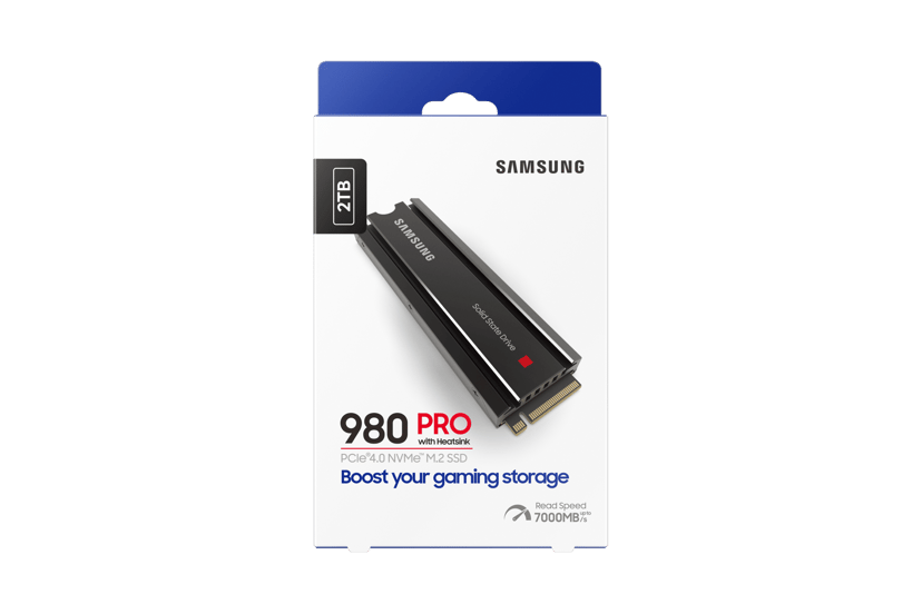 Samsung 980 PRO Heatsink 2TB FOR PS5 SSD M.2 PCIe 4.0 (MZ-V8P2T0CW)