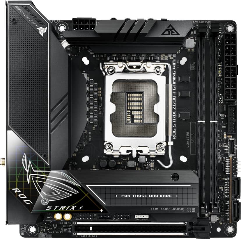 ASUS ROG Strix Z690-I Gaming WIFI DDR5 LGA 1700 Mini-ITX Moderkort